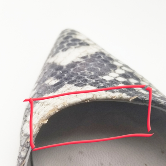 Snake Print Leather Pumps - Picture 7 of 7